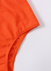 Orange High Waisted Bikini