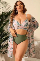 Sage Green 3-Piece Bikini Set