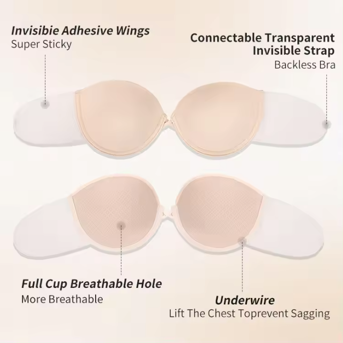 Invisible Back Stick on Bra